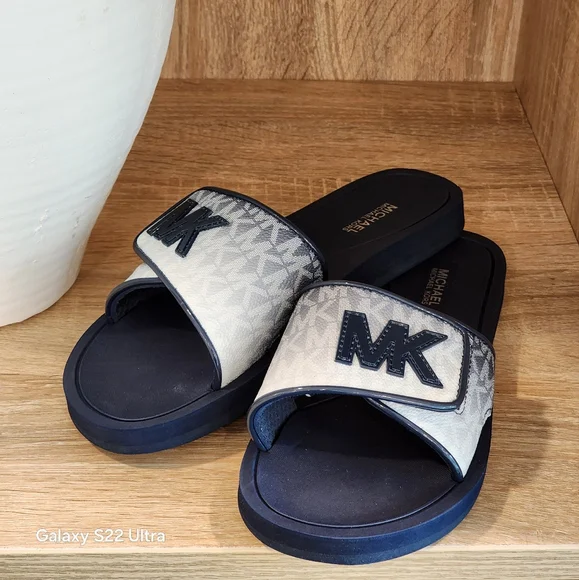 MICHAEL KORS ネイビーサンダル Michael Kors | Shoes | Michael Kors Womens Navy Palmer Ombr
